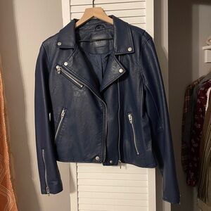 BLANKNYC Women’s Faux Leather Moto Jacket